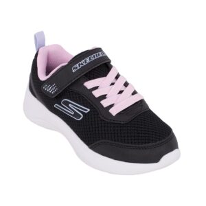 Skechers 303573L/BLK Εφηβικό αθλητικό για κορίτσι σε συνθετικό υλικό και ύφασμα Μαύρο Ροζ - Image 2