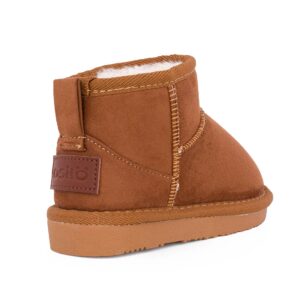 Conguitos OSSH140111-TAN-1 Παιδικό μποτάκι unisex σε συνθετικό δέρμα και γούνα Ταμπά - Image 3
