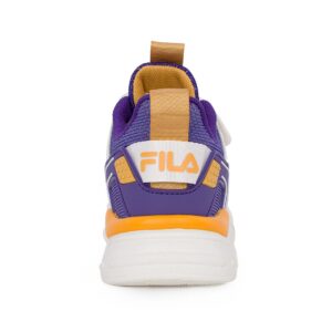 Fila MEMORY SPINEL 3V 3YF33002-815 Παιδικό αθλητικό unisex σε συνθετικό δέρμα και ύφασμα Λευκό/Μωβ/Χρυσό - Image 3