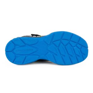 Skechers 400151L/BBLM Παιδικό αθλητικό με φωτάκια On/Off για αγόρι σε συνθετικό υλικό και ύφασμα Μαύρο/Μπλε - Image 4