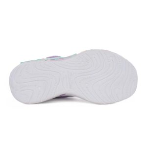 Skechers 303065L/LVMT Παιδικό αθλητικό με φωτάκια On/Off για κορίτσι σε συνθετικό υλικό και αδιαβροχοποιημένο ύφασμα Λιλά/Πεταλούδες - Image 4