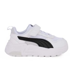 Puma Trinity 2 LT AC+Inf 403705 01 Παιδικό αθλητικό Unisex σε ύφασμα και συνθετικό υλικό Άσπρο/Μαύρο