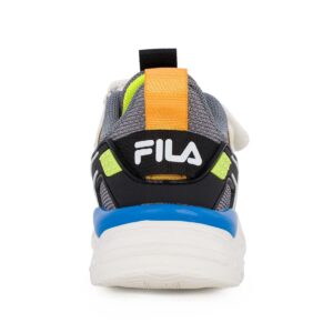 Fila MEMORY SPINEL 3V 7YF33002-312 Παιδικό αθλητικό για αγόρι σε συνθετικό δέρμα και ύφασμα χρώμα Λευκό/Μπλε/Γκρι/Μαύρο - Image 3