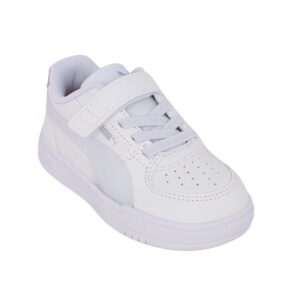 Puma CavenIIIHolo2.0 AC+Inf 406895 01 Παιδικό αθλητικό για κορίτσι σε οικολογικό δέρμα Λευκό/Ροζ - Image 2