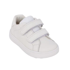 Geox B MINICUB B656TA 08554 C1000 Β Παιδικό sneaker unisex σε οικολογικό δέρμα Λευκό - Image 2
