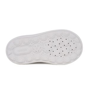 Geox B MINICUB B656TA 08554 C1000 Β Παιδικό sneaker unisex σε οικολογικό δέρμα Λευκό - Image 5