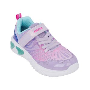 Geox J ASSISTER J65E9A 0ASPV C8888 Α Παιδικό αθλητικό με φωτάκια On/Off για κορίτσι σε συνθετικό υλικό και ύφασμα Λιλά - Image 2