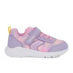 Geox B SPRINTYE B454TD 02ABC C8SE8 Παιδικό αθλητικό για κορίτσι σε συνθετικό υλικό και ύφασμα Λιλά/Ροζ