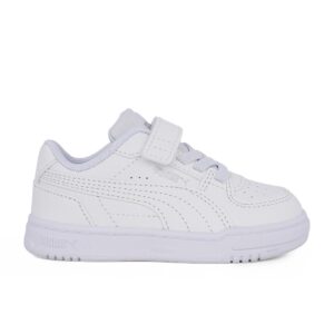 Puma Caven III AC+Inf 406247 01 Παιδικό αθλητικό unisex σε οικολογικό δέρμα Λευκό