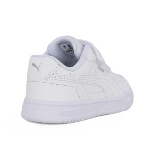 Puma Caven III AC+Inf 406247 01 Παιδικό αθλητικό unisex σε οικολογικό δέρμα Λευκό - Image 3