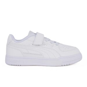 Puma Caven III AC+PS 406239 01 Παιδικό αθλητικό unisex σε οικολογικό δέρμα Λευκό