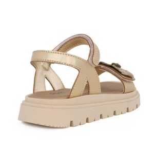 Primigi 1438011 Παιδικό πέδιλο για κορίτσι δερμάτινο Χρυσό/Μπεζ - Image 4