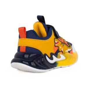 Bull Boys DNAL5118-BLGI JURASSIC REX Παιδικό αθλητικό για αγόρι με φωτάκια On/Off σε ύφασμα και συνθετικό υλικό Μπλε/Πορτοκαλί - Image 3