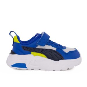 Puma Trinity 2 LT AC+Inf 403705 10 Παιδικό αθλητικό για αγόρι σε συνθετικό υλικό και ύφασμα Μπλε/Κίτρινο