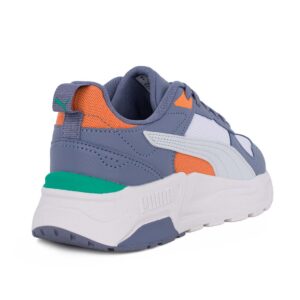 Puma Trinity 2 LT Jr 403703 09 Εφηβικό αθλητικό για αγόρι σε συνθετικό υλικό και ύφασμα Γκρι/Πορτοκαλί - Image 3