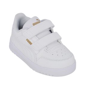 Puma Shuffle Downtown Lo V Inf 403741 01 Παιδικό sneaker unisex σε συνθετικό δέρμα Λευκό - Image 2