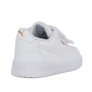 Puma Shuffle Downtown Lo V Inf 403741 01 Παιδικό sneaker unisex σε συνθετικό δέρμα Λευκό - Image 3