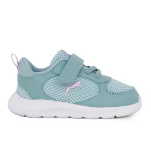 Puma Fun Racer 2 AC+ Inf 400581 11 Παιδικό αθλητικό για κορίτσι σε συνθετικό δέρμα και ύφασμα Βεραμάν