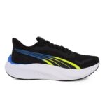 Puma Pounce Lite Jr 401512 11 Εφηβικό αθλητικό running unisex σε ύφασμα Μαύρο/Κίτρινο/Μπλε