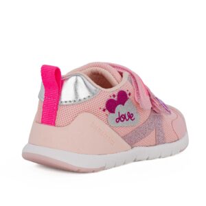 Biomecanics 262133-A032 Παιδικό sneaker για κορίτσι σε ύφασμα Ροζ/Καρδιά - Image 3