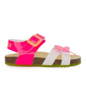 Agatha Ruiz De La Prada 262978-A848 Α Παιδικό πέδιλο για κορίτσι σε συνθετικό υλικό Φουξ/Λευκό - Image 2
