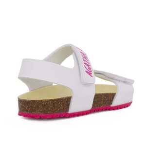 Agatha Ruiz De La Prada 262979-A050 Α Παιδικό πέδιλο για κορίτσι δερμάτινο Λευκό/Λουλούδι - Image 3