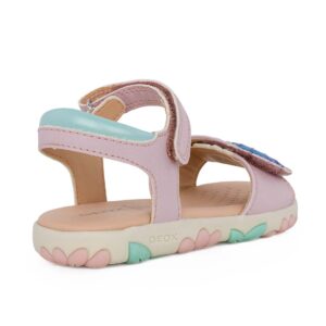 Geox J SANDAL HAITI J658ZB 05402 C8842 B Παιδικό πέδιλο για κορίτσι δερμάτινο Λιλά/Κοχύλι - Image 3