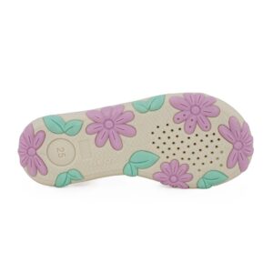 Geox J SANDAL HAITI J658ZB 05402 C0814 Α Παιδικό πέδιλο για κορίτσι δερμάτινο Λευκό/Κοχύλι - Image 5