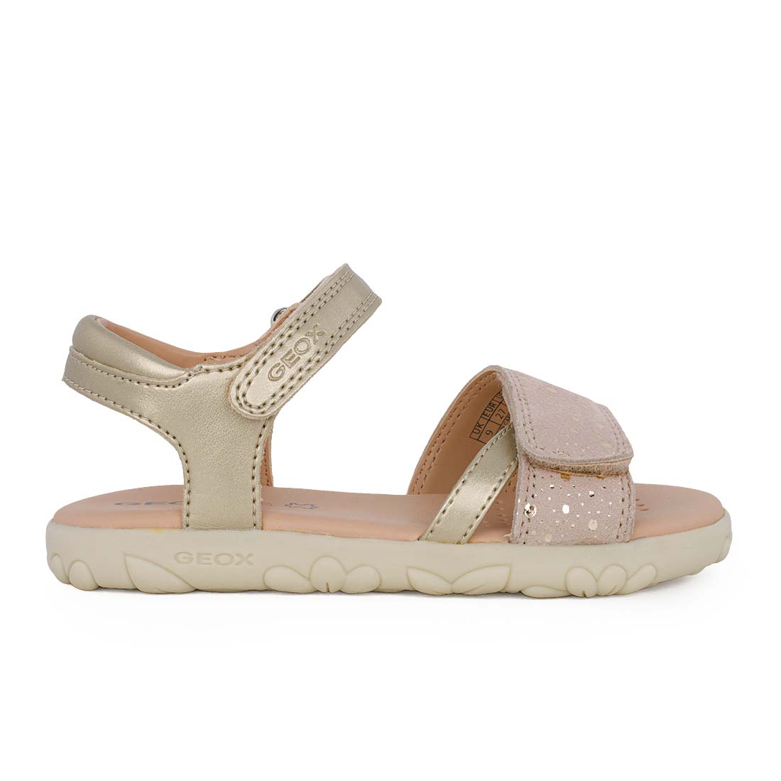 IMG_5280-1 Geox J SANDAL HAITI J658ZC 0NF07 C2012 B Παιδικό πέδιλο για κορίτσι δερμάτινο Χρυσό - Image 1