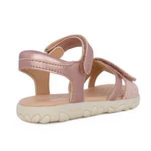 Geox J SANDAL HAITI J658ZC 0NFMA C8010 B Παιδικό πέδιλο για κορίτσι δερμάτινο Ροζ/Nude - Image 3