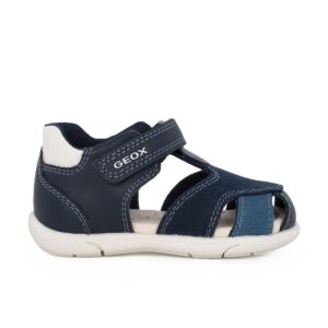 Geox B SANDAL ZAPITO B556EC 05410 C4211 Παιδικό παπουτσοπέδιλο για αγόρι σε οικολογικό δέρμα και ύφασμα Μπλε