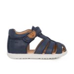 Geox B S.MACCHIA B254VA 000CL C4002 Παιδικό παπουτσοπέδιλο για αγόρι δερμάτινο Μπλε