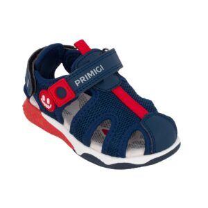 Primigi 1456155 Παιδικό παπουτσοπέδιλο για αγόρι σε ύφασμα και συνθετικό υλικό Μπλε/Κόκκινο - Image 2