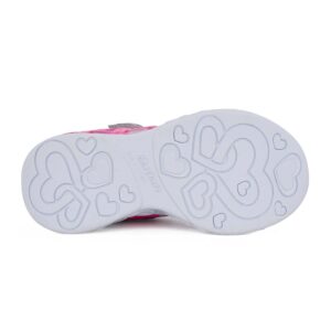 Skechers 303261L/SMLT Παιδικό αθλητικό με φωτάκια για κορίτσι σε συνθετικό υλικό Ασημί/Ροζ multi - Image 5