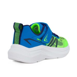 Skechers 404125L/LMBL Παιδικό αθλητικό για αγόρι σε συνθετικό υλικό αδιαβροχοποιημένο ύφασμα Μπλε/Λάιμ - Image 3
