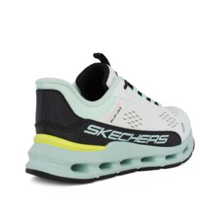 Skechers 303654L/WBTQ Εφηβικό αθλητικό unisex σε συνθετικό υλικό Λευκό/Μαύρο/Τυρκουάζ - Image 3