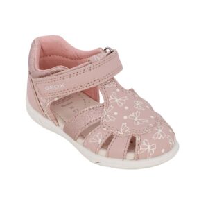 Geox B SANDAL ZAPITO A B556FA 000BC C8172 Παιδικό παπουτσοπέδιλο για κορίτσι σε οικολογικό δέρμα Ροζ/Φιογκάκια - Image 2