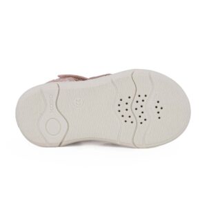 Geox B SANDAL ZAPITO A B556FA 000BC C8172 Παιδικό παπουτσοπέδιλο για κορίτσι σε οικολογικό δέρμα Ροζ/Φιογκάκια - Image 4