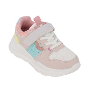 XTI 153009 Παιδικό Sneaker για κορίτσι σε συνθετικό δέρμα και ύφασμα Ροζ Πούδρα/Multicolor - Image 2