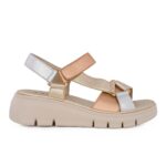 Xti 145398 Παιδικό πέδιλο για κορίτσι σε συνθετικό δέρμα Χρυσό/Μπρονζέ