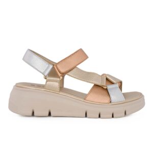 Xti 145398 Εφηβικό πέδιλο για κορίτσι σε συνθετικό δέρμα Χρυσό/Μπρονζέ