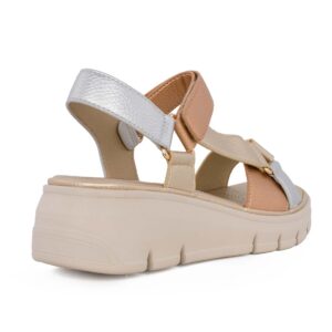 Xti 145398 Εφηβικό πέδιλο για κορίτσι σε συνθετικό δέρμα Χρυσό/Μπρονζέ - Image 3