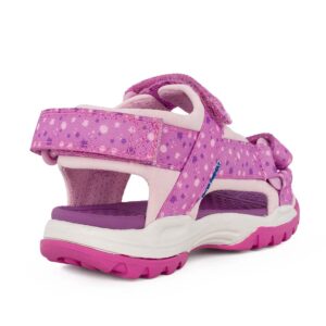 Geox J BOREALIS G. A J550WA 015AN C8215 A Παιδικό πέδιλο για κορίτσι σε αδιάβροχο ύφασμα Ροζ/Μωβ - Image 4