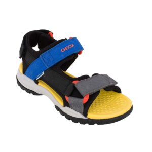 Geox J BOREALIS B. J450RE 01411 C0245 Α Παιδικό πέδιλο για αγόρι σε ύφασμα Μαύρο - Image 2