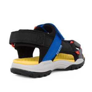 Geox J BOREALIS B. J450RE 01411 C0245 Α Παιδικό πέδιλο για αγόρι σε ύφασμα Μαύρο - Image 3