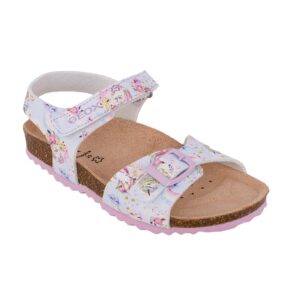 Geox J ADRIEL G. C J028MC 00004 C0BE8 Παιδικό πέδιλο για κορίτσι δερμάτινο Ροζ/Multi - Image 2