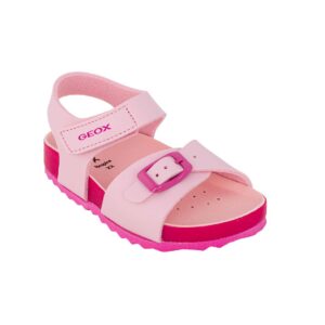 Geox B SANDAL CHALKI B652RA 000BC C0808 Α Παιδικό πέδιλο για κορίτσι σε οικολογικό δέρμα Ροζ/Φουξ - Image 2