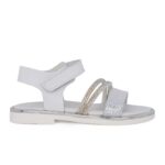 Ricco A30322P3 A Παιδικό πέδιλο για κορίτσι δερμάτινο Λευκό