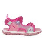 Garvalin 262717-C871 Παιδικό πέδιλο για κορίτσι σε ύφασμα και συνθετικό υλικό Ροζ