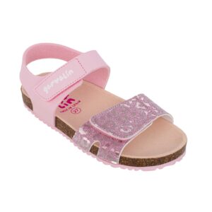 Garvalin 262465-B032 Παιδικό πέδιλο για κορίτσι σε οικολογικό δέρμα Ροζ/Λεοπάρ Γκλίτερ - Image 2